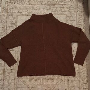 Cozy Brown Orange Sweater